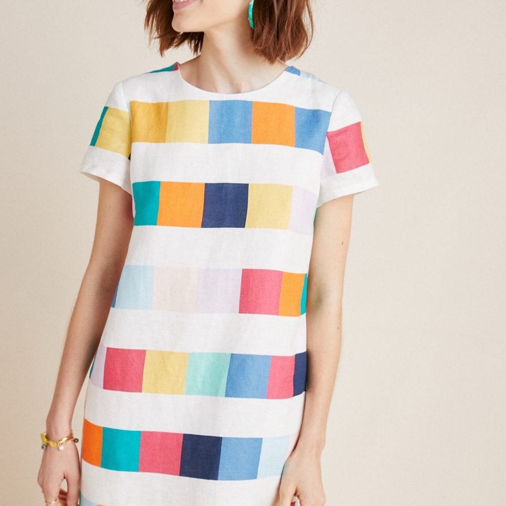 Corey Lynn Calter for Anthropologie Clare Linen Dress - Got So Many Compliments!